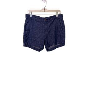 Old Navy Womens Everyday Mid-Rise Linen Blend Shorts 8 beachy boho coastal